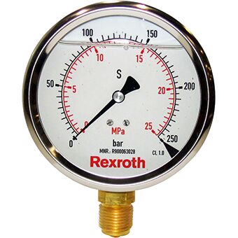 Sensors, pressure gauges