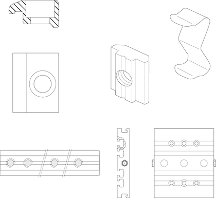 Mechanical accessories for linear axes
