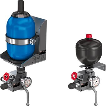 Modules for power units, accumulator stations