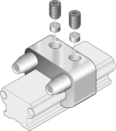 Accessories for cam roller guides