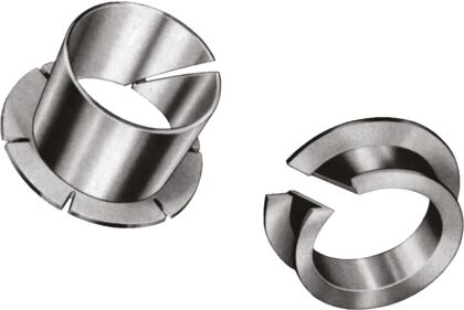 Plastic plain bearings