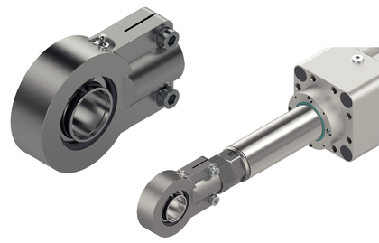 Fastening elements for electromechanical cylinders